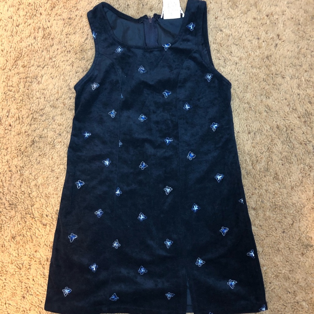 Girls Vintage Butterfly dress (90s) -7